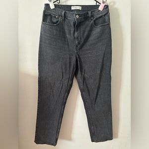 Abercrombie & Fitch black straight leg jeans - NEVER WORN